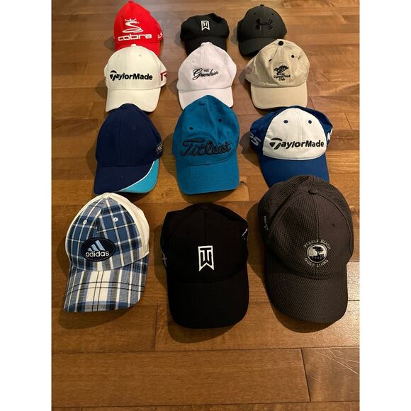 Cobra, Nike, Adidas Golf baseball hat bundle of 13 hats - Picture 2 of 12